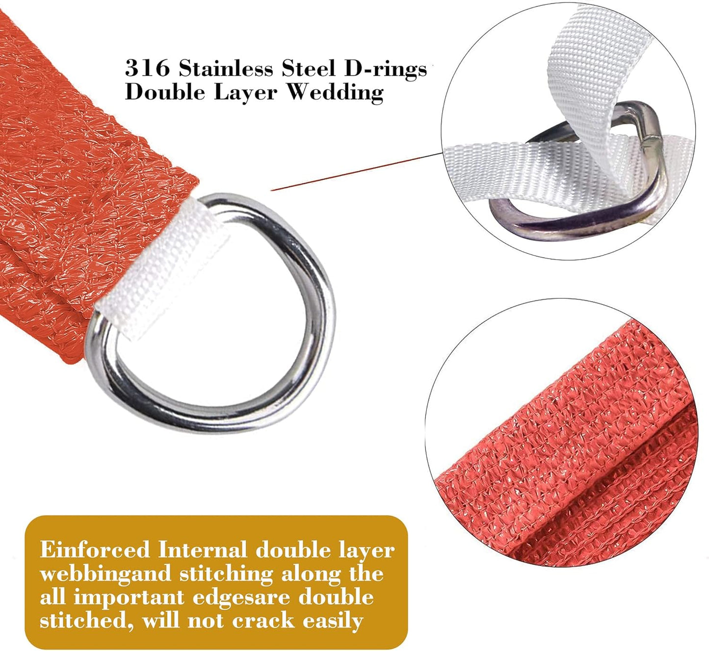 10' x 24' Red Rectangle Sun Shade Sail SSP1212 Canopy Durable Fabric UV Block Awning,We Make Custom Orders