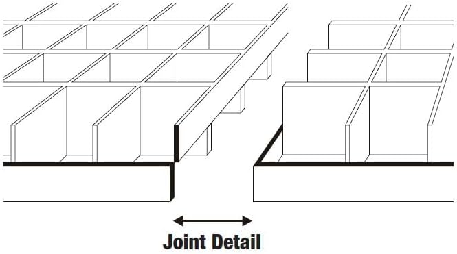 Fluorolite Plastics| Egg Crate Panel | Ceiling Diffuser | Polystyrene| Color -White | Nominal 24" x 48" with 1/2" x 1/2" x 3/8" Cell Size | 6 Pack