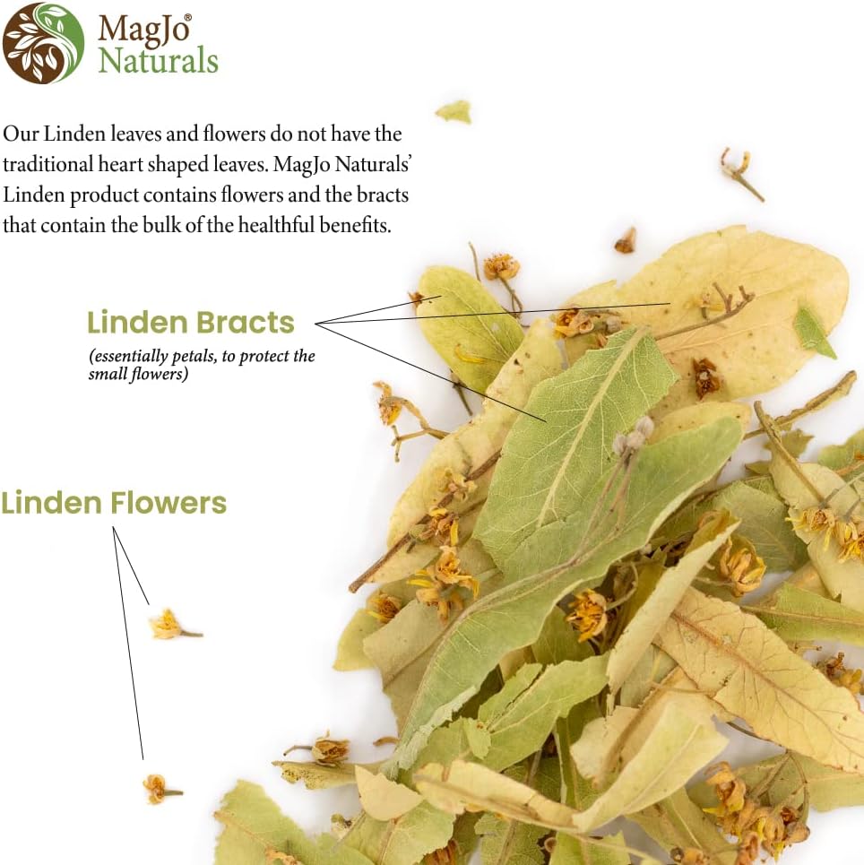 MagJo Naturals Linden Loose Leaf Tea Wild Harvest